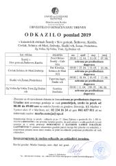 Odkazilo pomlad 2019